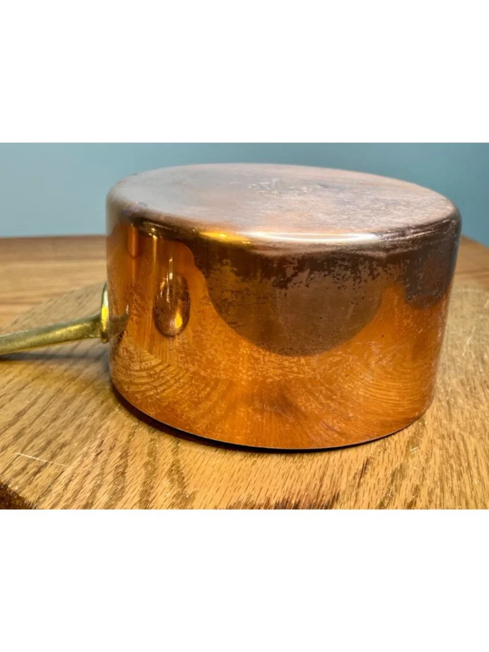 Vintage  Paul Revere Ware  2 quart  Copper Saucepan With Lid Bicentennial Brass